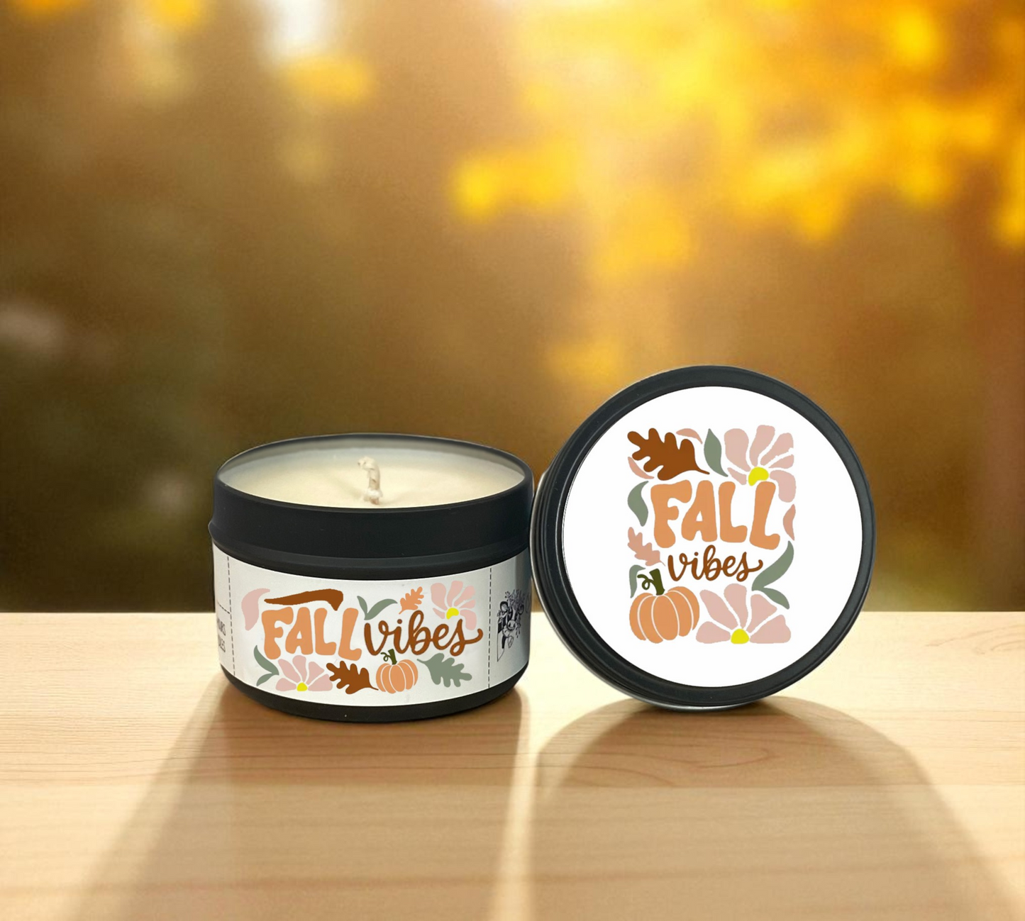 Fall Candle Tin - Fall Vibes