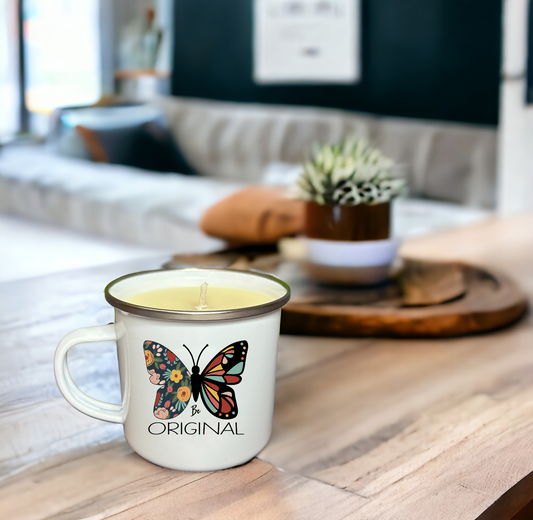 Enamel Mug Candle -  Be Original