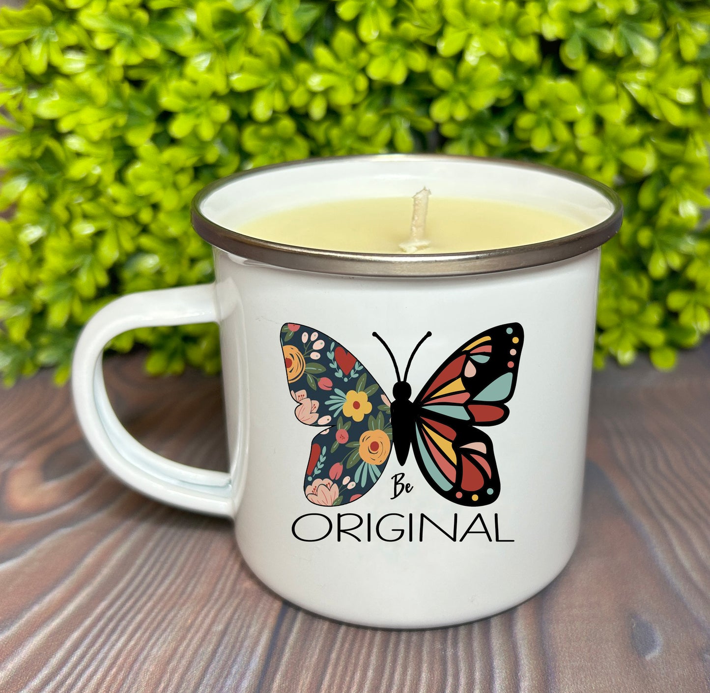 Enamel Mug Candle -  Be Original