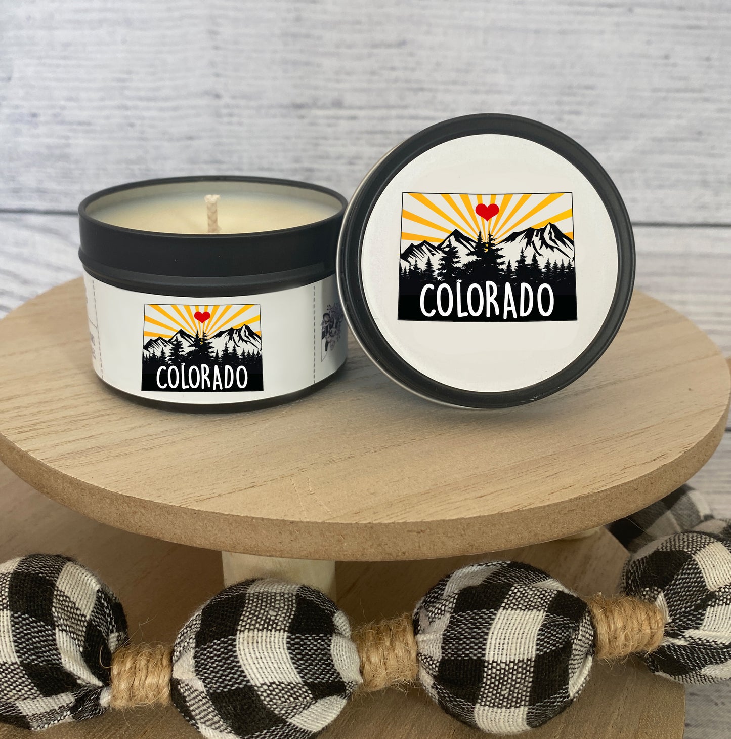 Candle Tin - CO Mountain State