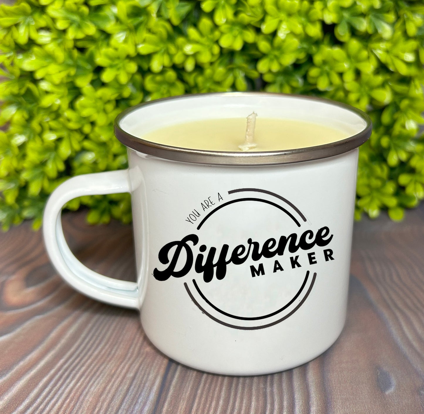Wholesale Enamel Mug Candle -  You are a Difference Maker - QTY 3 CANDLES