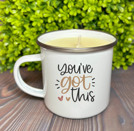 Wholesale Enamel Mug Candle -  You've Got This - QTY 3 CANDLES