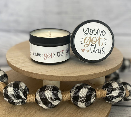 Wholesale Candle Tin - You've Got This - QTY 6 CANDLES